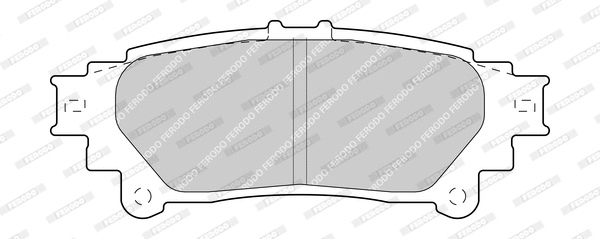 Kit de plaquettes de frein, frein à disque FERODO FDB4395-D