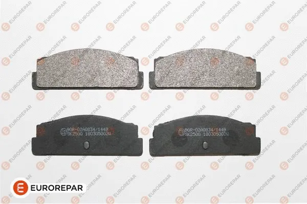 Kit de plaquettes de frein, frein à disque EUROREPAR 1667812580