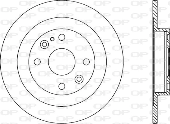 Disque de frein OPEN PARTS BDR1281.10