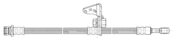 Flexible de frein CEF 512474