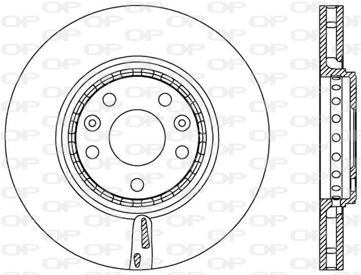 Disque de frein OPEN PARTS BDR2547.20