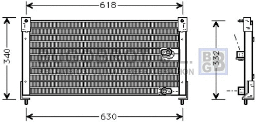 Condenseur, climatisation BUGOBROT 62-AU5116