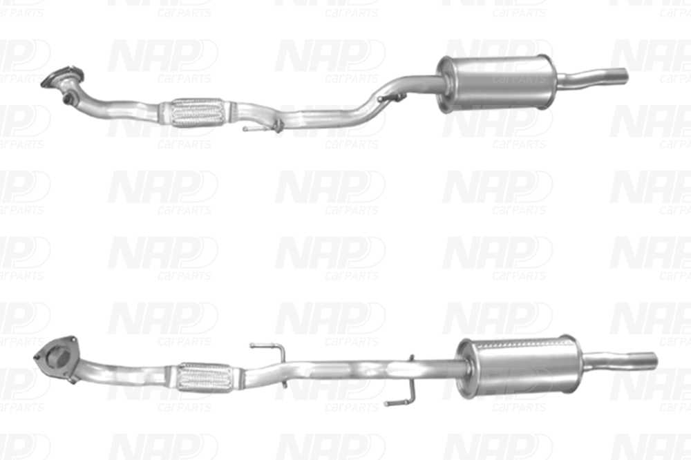 Tuyau d'échappement NAP carPARTS CAC10667