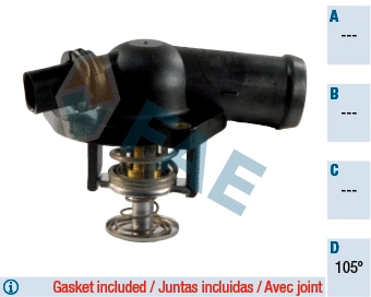 Thermostat, liquide de refroidissement FAE 5348305