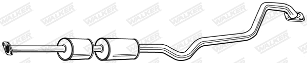 Silencieux central WALKER 22783