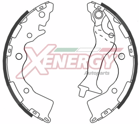 Jeu de mâchoires de frein AP XENERGY X50470