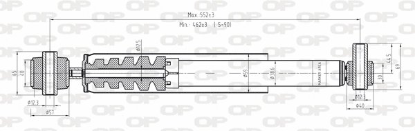 Amortisseur OPEN PARTS SAB8081.32