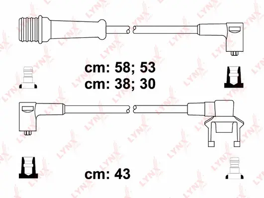 Kit de câbles d'allumage LYNXAUTO SPC6339