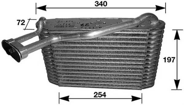 Évaporateur climatisation MAHLE AE 34 000S