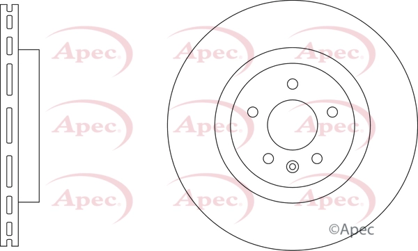 Disque de frein APEC DSK3632