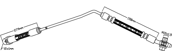 Flexible de frein JURATEK JBH1022R
