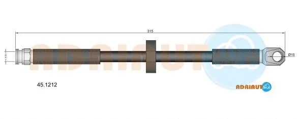 Flexible de frein ADRIAUTO 45.1212