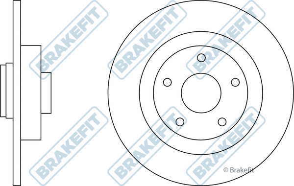 Disque de frein APEC SDK6597