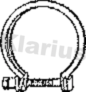Pièce de serrage, échappement KLARIUS 430630