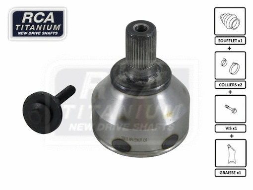 Jeu de joints, arbre de transmission RCA FRANCE AF96