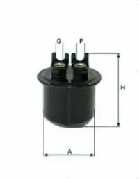 Filtre à carburant UNIFLUX FILTERS XB45