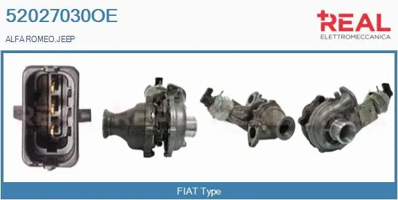 Turbocompresseur, suralimentation REAL 52027030OE