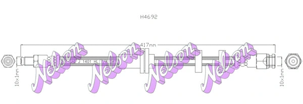 Flexible de frein KAWE H4692