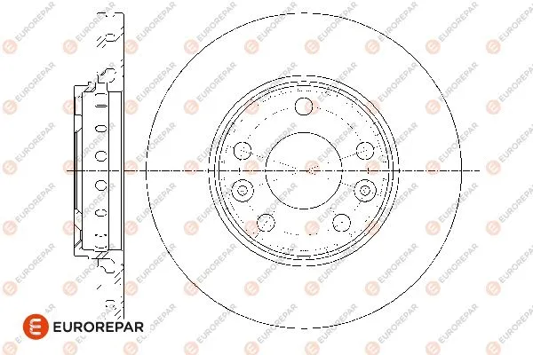 Disque de frein EUROREPAR 1667860480