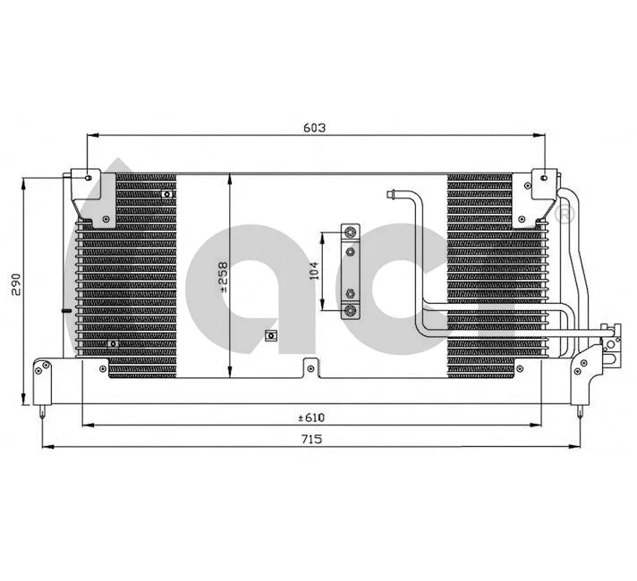 Condenseur, climatisation ACR 300285