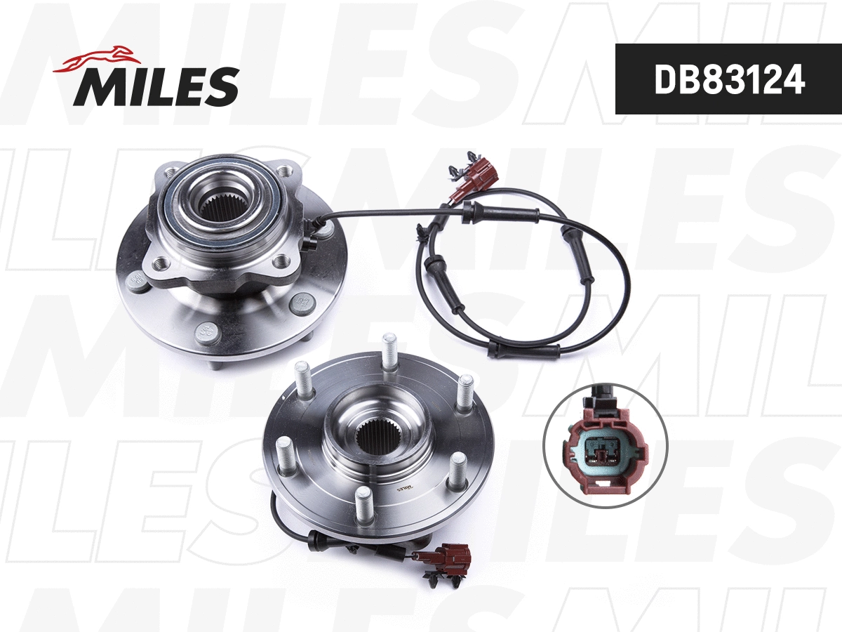 Kit de roulements de roue MILES DB83124