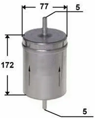 Filtre à carburant JS ASAKASHI FS0007