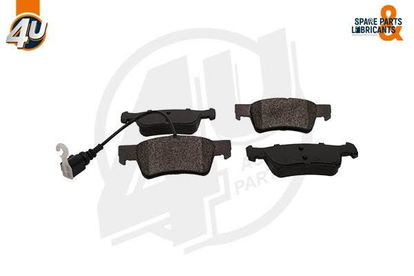 Kit de plaquettes de frein, frein à disque 4U Autoparts 37340VV