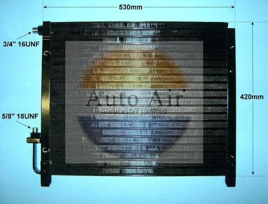 Condenseur, climatisation AUTO AIR GLOUCESTER 16-9690