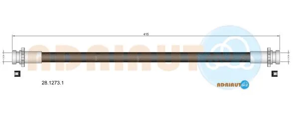 Flexible de frein ADRIAUTO 28.1273.1