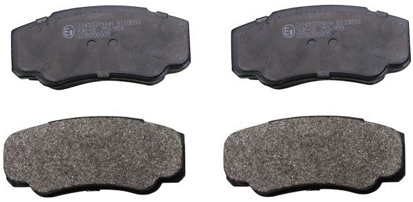 Kit de plaquettes de frein, frein à disque DENCKERMANN B110093