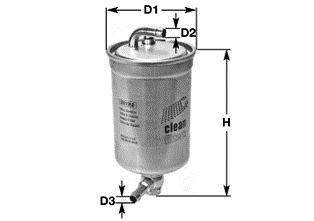 Filtre à carburant CLEAN FILTERS DN1950
