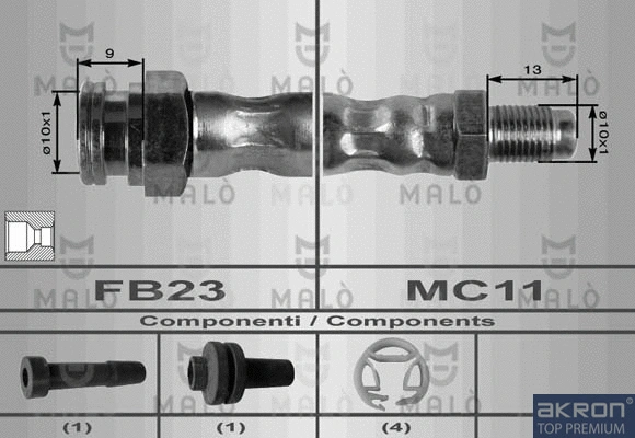 Flexible de frein AKRON-MALÒ 8564
