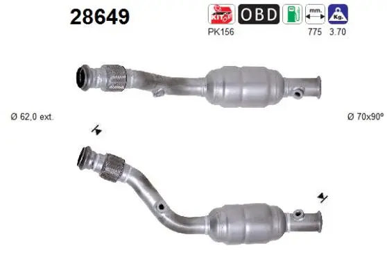 Catalyseur AS 28649