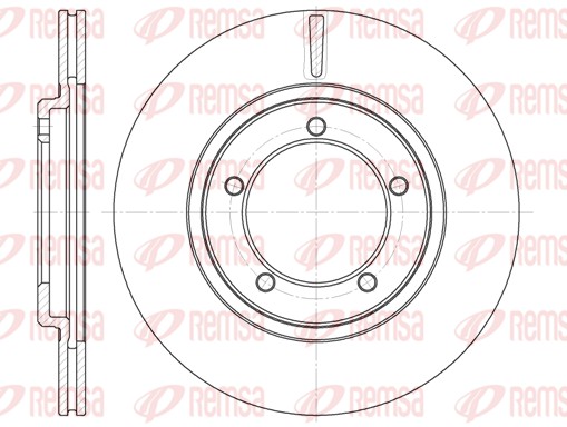 Disque de frein REMSA 6818.10