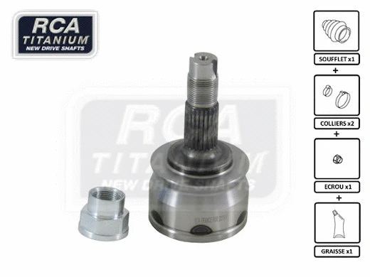 Jeu de joints, arbre de transmission RCA FRANCE FI50