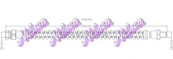 Flexible de frein KAWE H5694