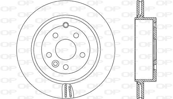 Disque de frein OPEN PARTS BDA2672.20