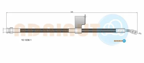Flexible de frein ADRIAUTO 10.1238.1