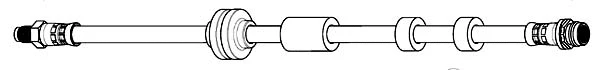 Flexible de frein CEF 514617