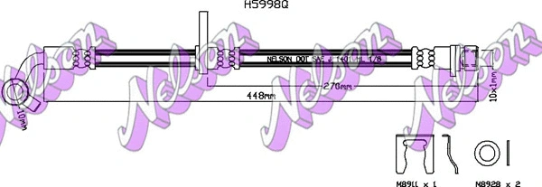 Flexible de frein KAWE H5998Q