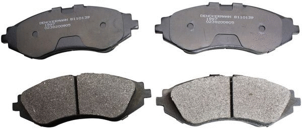 Kit de plaquettes de frein, frein à disque DENCKERMANN B110139
