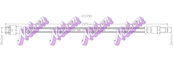 Flexible de frein KAWE H3390