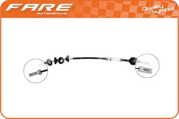 Tirette à câble, commande d'embrayage FARE-CO 24452