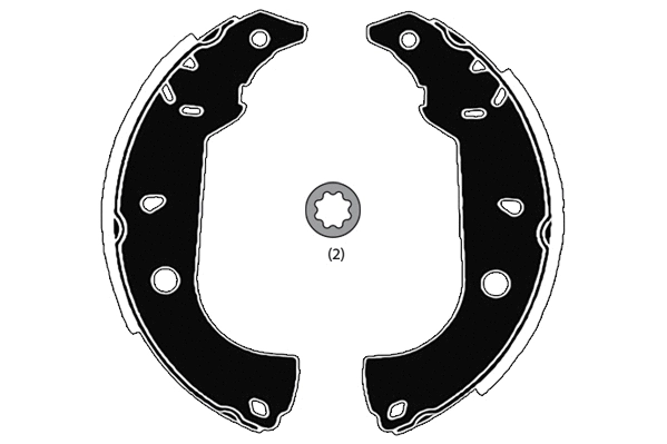 Jeu de mâchoires de frein RAICAM RA24860