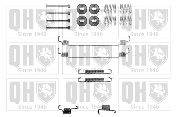 Kit d'accessoires, mâchoire de frein QUINTON HAZELL BFK417