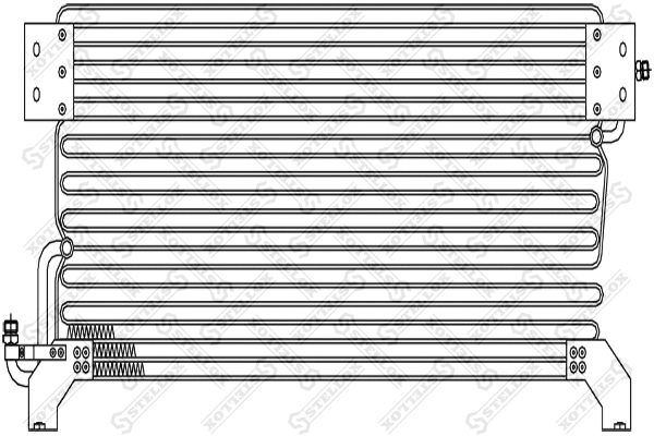 Condenseur, climatisation STELLOX 87-39107-SX