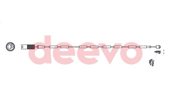 Contact d'avertissement, usure des plaquettes de frein DEEVO BW15440