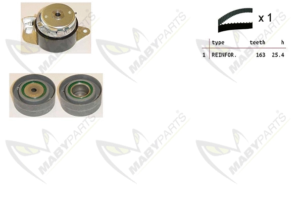 Kit de courroie crantée MABYPARTS OBK010316
