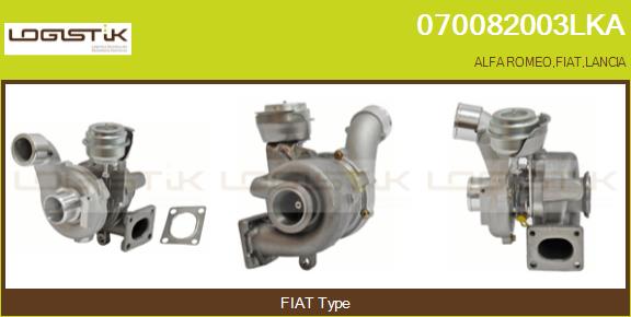 Turbocompresseur, suralimentation LGK 070082003LKA