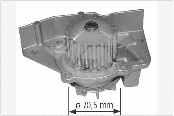 Pompe à eau, refroidissement du moteur HUTCHINSON WP30